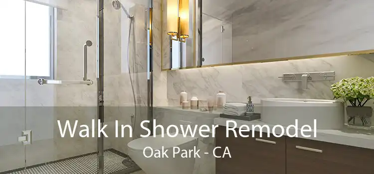 Walk In Shower Remodel Oak Park - CA